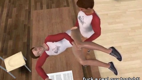 insatiable 3 dimensional animation Stud Getting Fucked After HD Gay movie