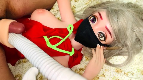 Petite saucisse embrasse le tuyau de l'aspirateur, éjaculant sur la poupée sexy - Elsa Babe poupée d'amour en silicone avec Takanashi Mahiru HD Gay movie