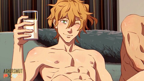 Twink asmr, twink, anime HD Gay movie