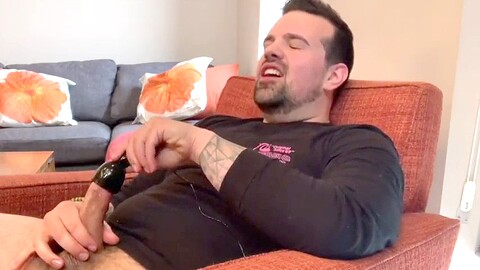 straight inked vocal parent spills a nut HD Gay movie