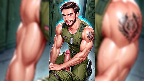 Ai, military, army HD Gay movie