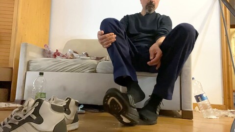 Gay zapatillas, feet HD Gay movie